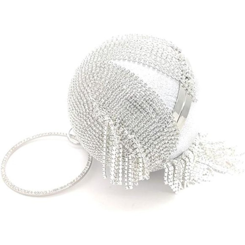 New With Tags Women Round Ball Evening Handbags Purse Bags Shoulder Handbags - Picture 5 of 6